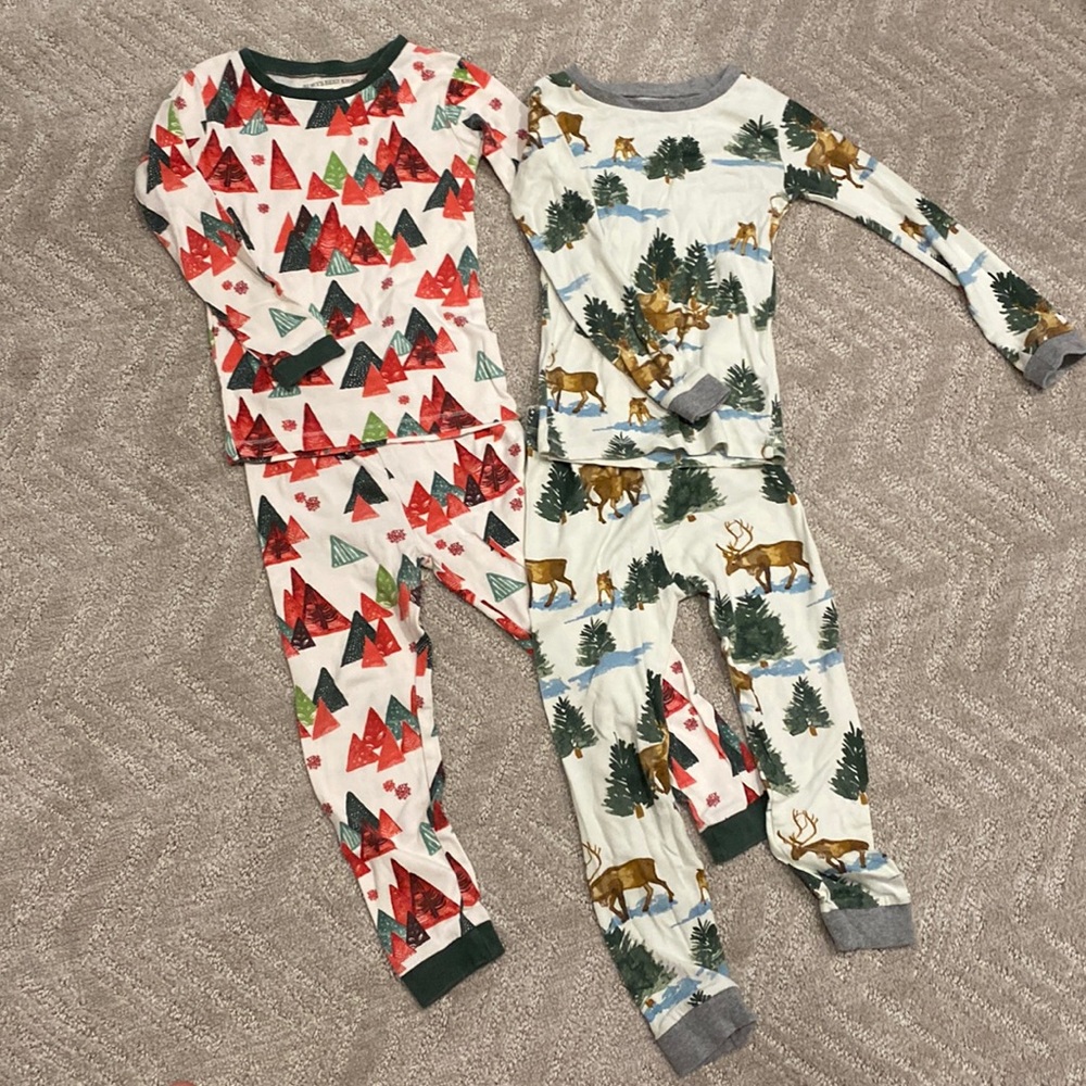 Set of 2 Burt’s Bees Baby Winter Pajamas